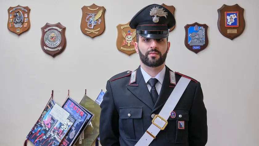 Il carabiniere Andrea Silvestri, 28 anni, è originario della provincia di Caserta Foto Massimo Silvano