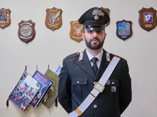 Il carabiniere Andrea Silvestri, 28 anni, è originario della provincia di Caserta Foto Massimo Silvano