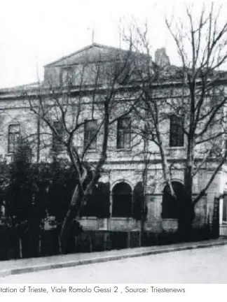 Villa Gialuzzi sede della Stazione zoologica aperta a Trieste nel 1875 dall’Austria