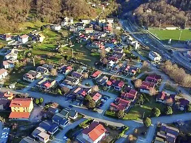 L’area di Venzone sulla quale sorse il Villaggio Canada dopo il terremoto del 1976