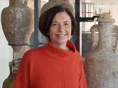 La direttrice Novello nel museo di Archeologia subacquea di Grado