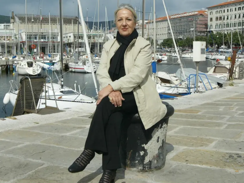 La scrittrice istriana Anna Maria Mori fotografata da Andrea Lasorte