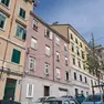 La palazzina al civico 23 di via Concordia dove era scoppiato l’incendio