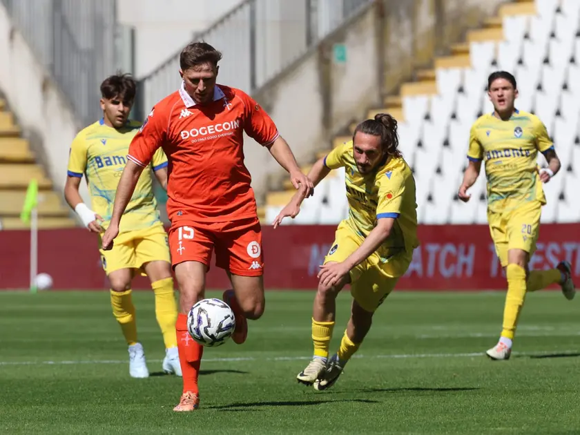 Un momento di Triestina-Giana (Lasorte)