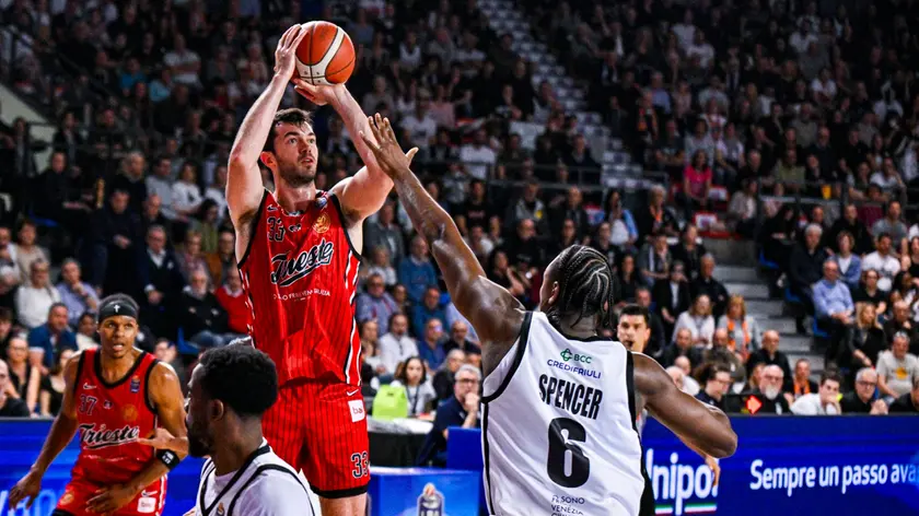 Un momento del match tra Udine e Trieste (Lasorte)