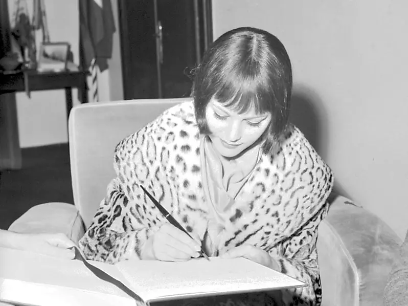 Claudia Cardinale a Trieste fotografata da Magajna