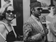 L’artista napoletano Mario Scarpati con la moglie Elsa Fonda