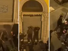 Alcuni estratti del video pubblicati su Facebook dalla pagina "Buffet Al Spaceto"