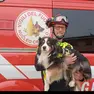 Lamù, 11 anni, Australian Shepherd femmina con il suo conduttore Andrea Leban