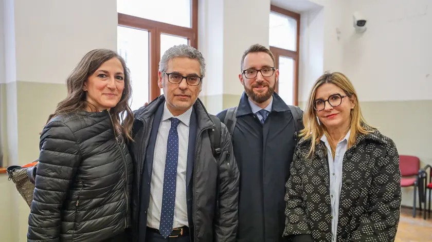 Da sinistra Bosio, Pezone, Arduini e Marchi. Foto Tibaldi