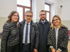 Da sinistra Bosio, Pezone, Arduini e Marchi. Foto Tibaldi