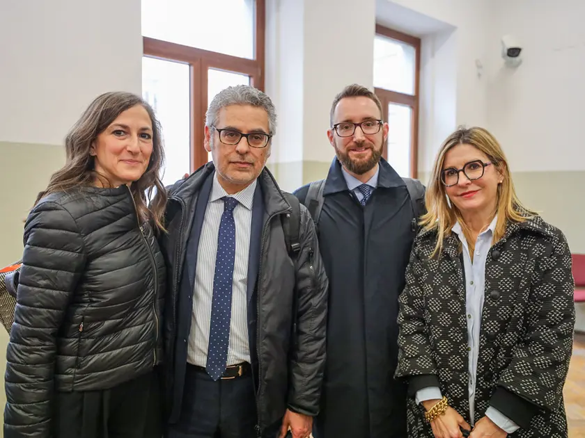 Da sinistra Bosio, Pezone, Arduini e Marchi. Foto Tibaldi