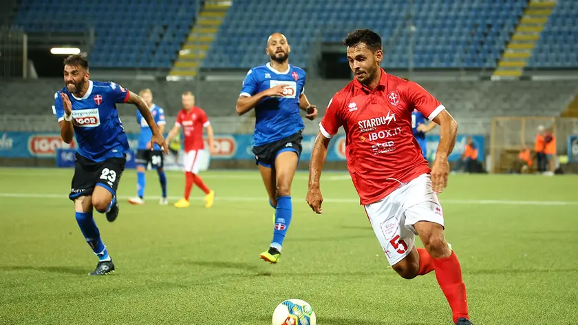 Mirko Gori nel 2022 con la maglia della Triestina (foto Lasorte)