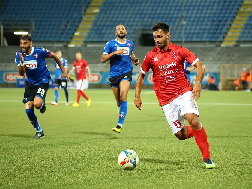 Mirko Gori nel 2022 con la maglia della Triestina (foto Lasorte)