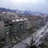 Sarajevo devastata dalla guerra