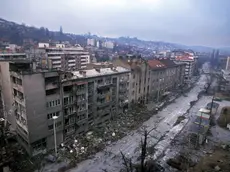 Sarajevo devastata dalla guerra