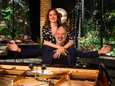 Valentina Cenni, la regista del documentario “Tutta vita”, assieme al musicista jazz Stefano Bollani