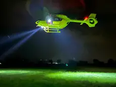 L'elisoccorso in una foto di archivio