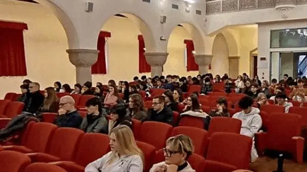 L'aula magna del polo universitario goriziano