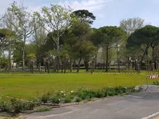 La zona del Parco delle Rose interessata ai lavori
