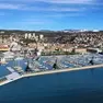 Un rendering del futuro marina di Porto Baross a Fiume