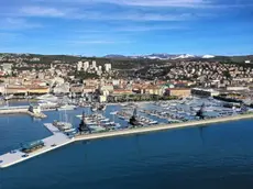 Un rendering del futuro marina di Porto Baross a Fiume