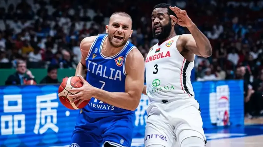 Stefano Tonut nel match vinto contro l’Angola agli ultimi Mondiali