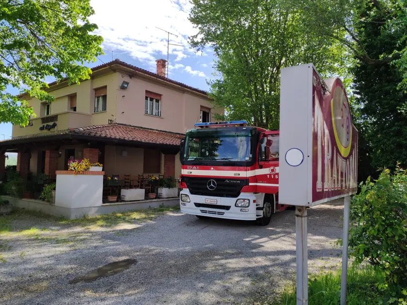 Il luogo in cui è scoppiato l'incendio (Bonaventura)