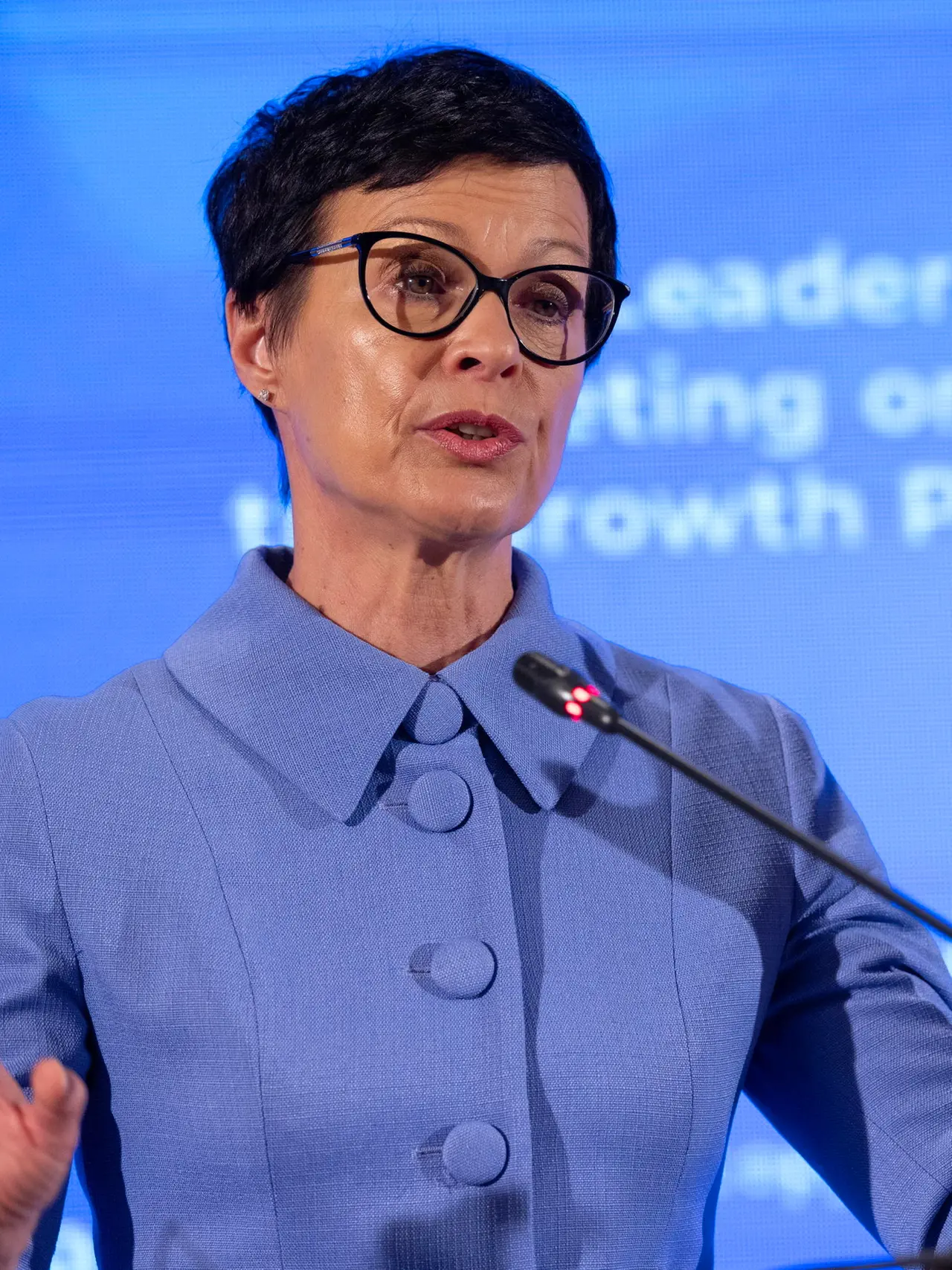 La commissaria Ue all’Allargamento, Marta Kos (foto Epa)