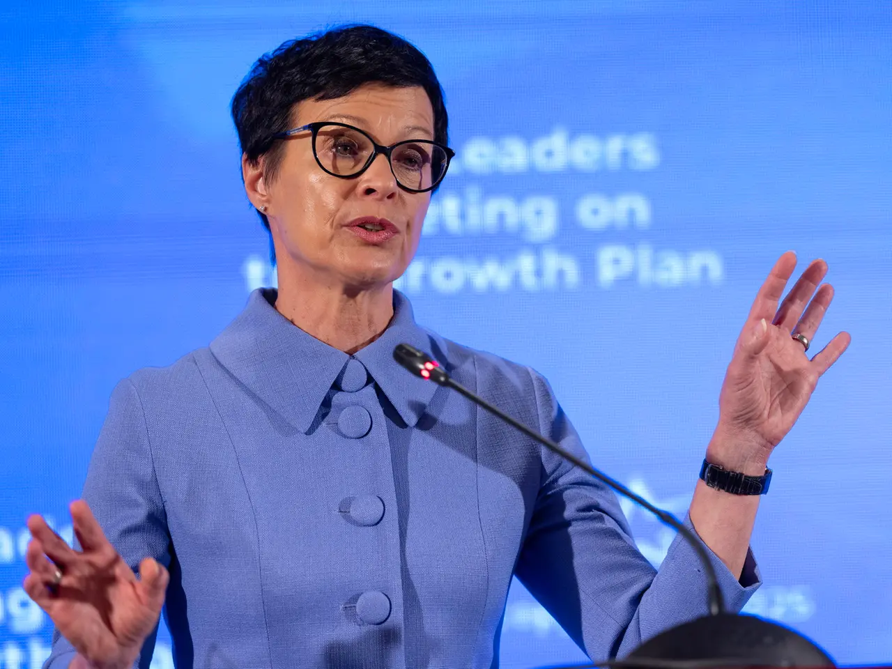 La commissaria Ue all’Allargamento, Marta Kos (foto Epa)