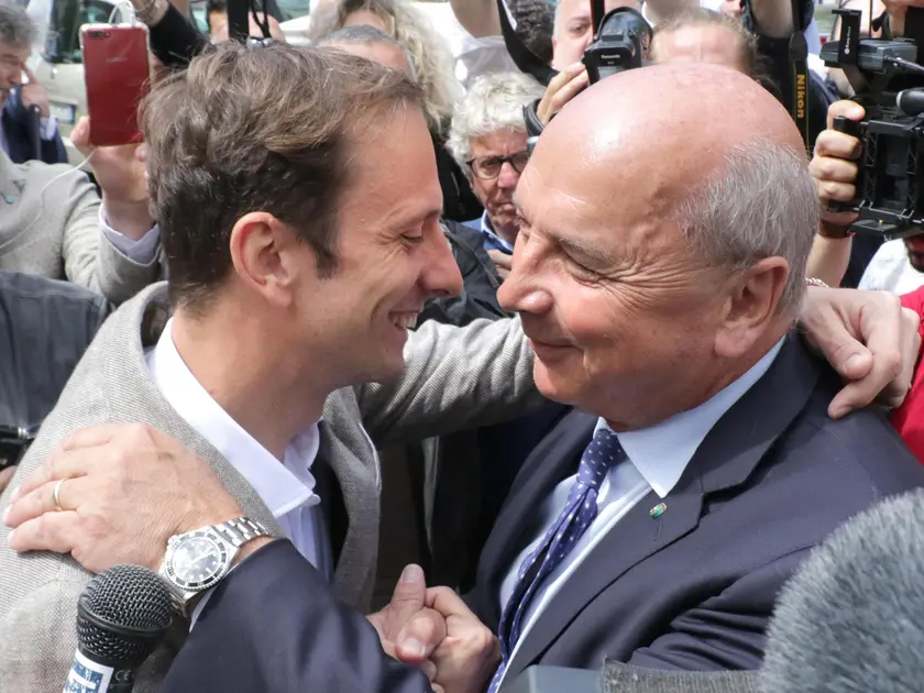 Massimiliano Fedriga e Roberto Dipiazza (foto archivio Ansa)