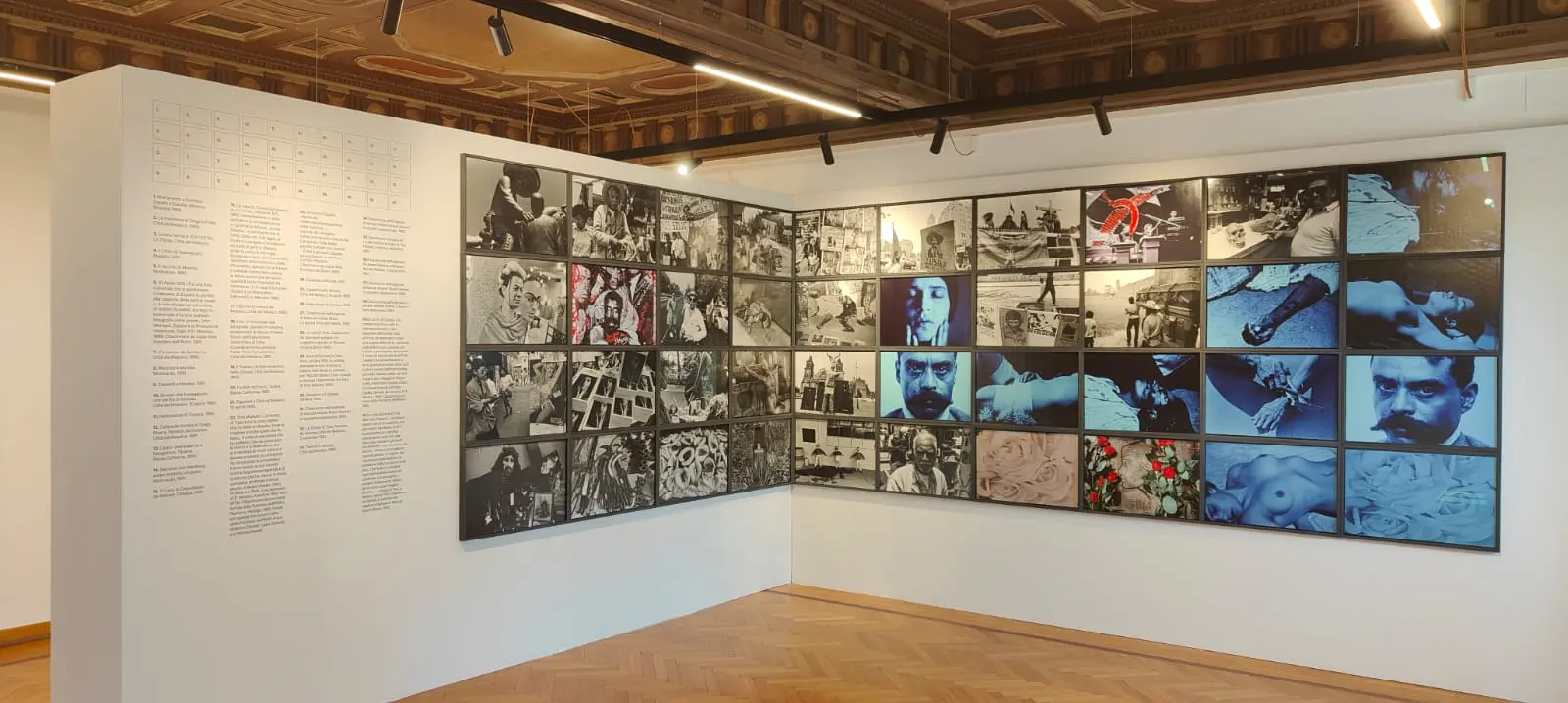 L'allestimento della mostra