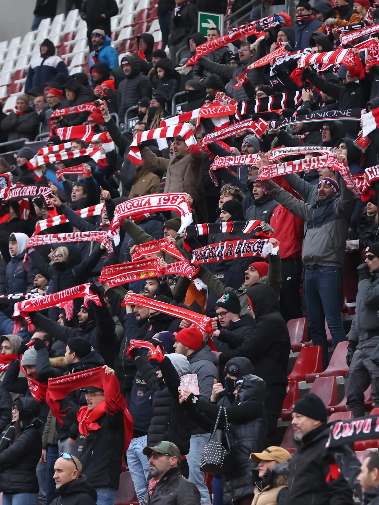 I tifosi della Triestina