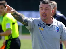 Allegretti nelle vesti di tecnico della Clivense