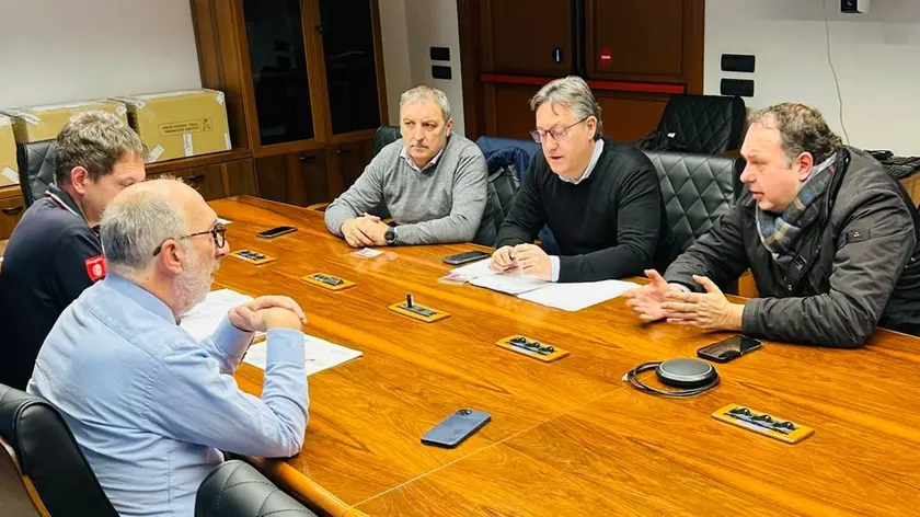 Al tavolo con l'assessore Riccardi