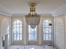 i lavori che stanno interessando il secondo piano di Palazzo Dreher (Silvano)