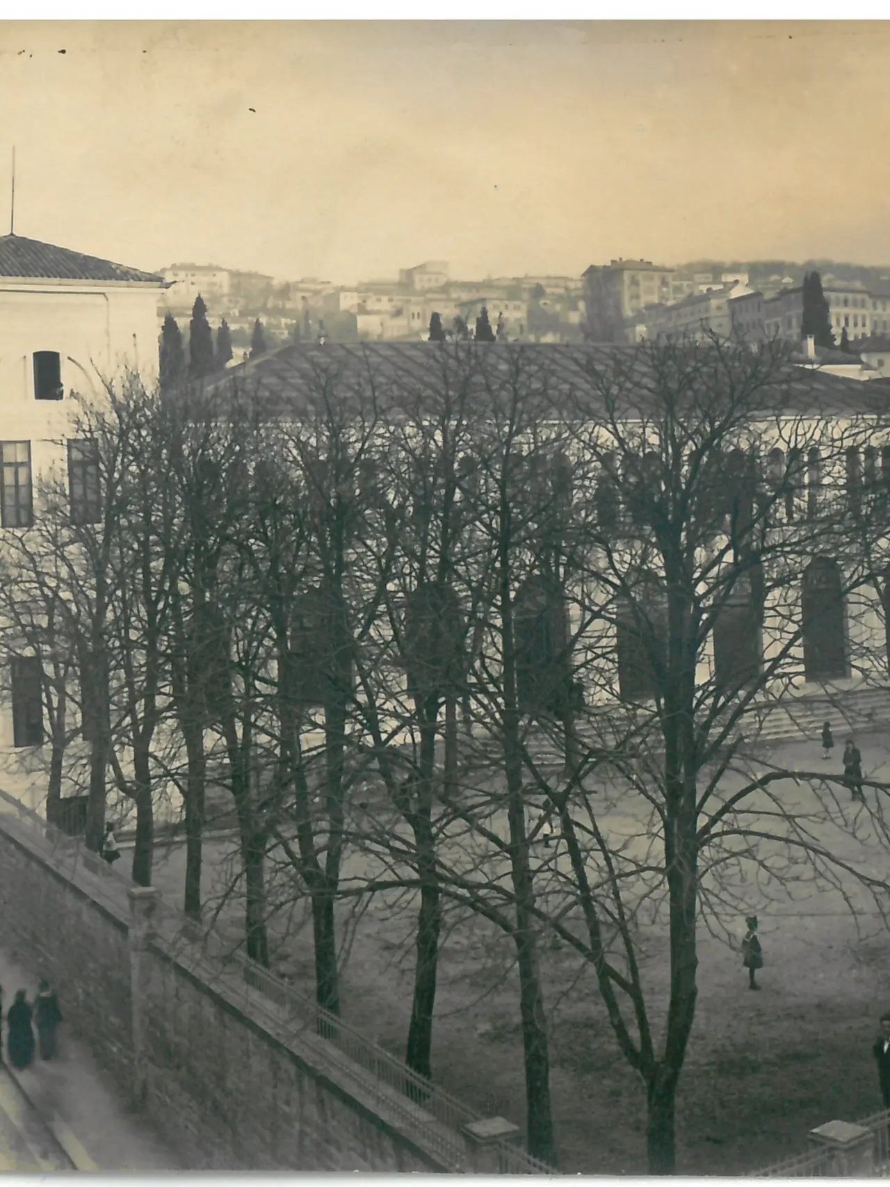 Ecco come si presentava l'area della Ginnastica triestina (Archivio Sgt)