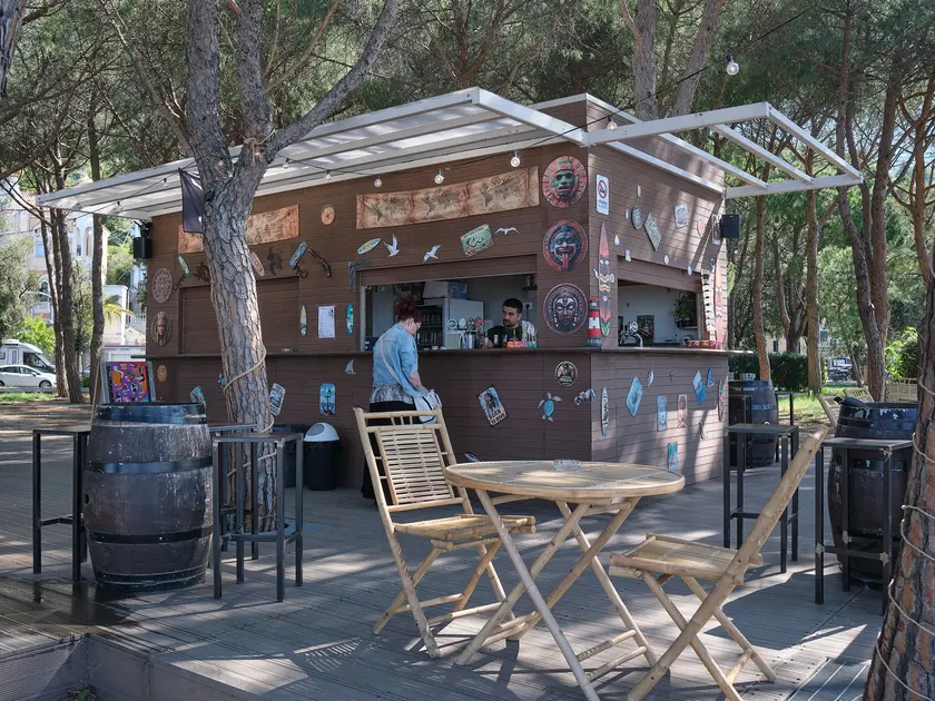 L’ex “La pineta delle scimmie” nella pineta di Barcola (Foto Massimo Silvano)