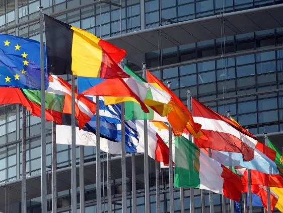 Bandiere a Bruxelles