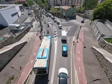 La nuova viabilità in via Salata (Silvano)