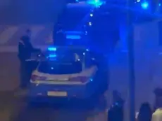 Le pattuglie dei Carabinieri e della Polizia intervenute in piazza Garibaldi