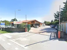 Il supermercato Conad di Opicina in una foto di archivio