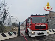 Vigili del fuoco in Porto Vecchio in una foto di repertorio