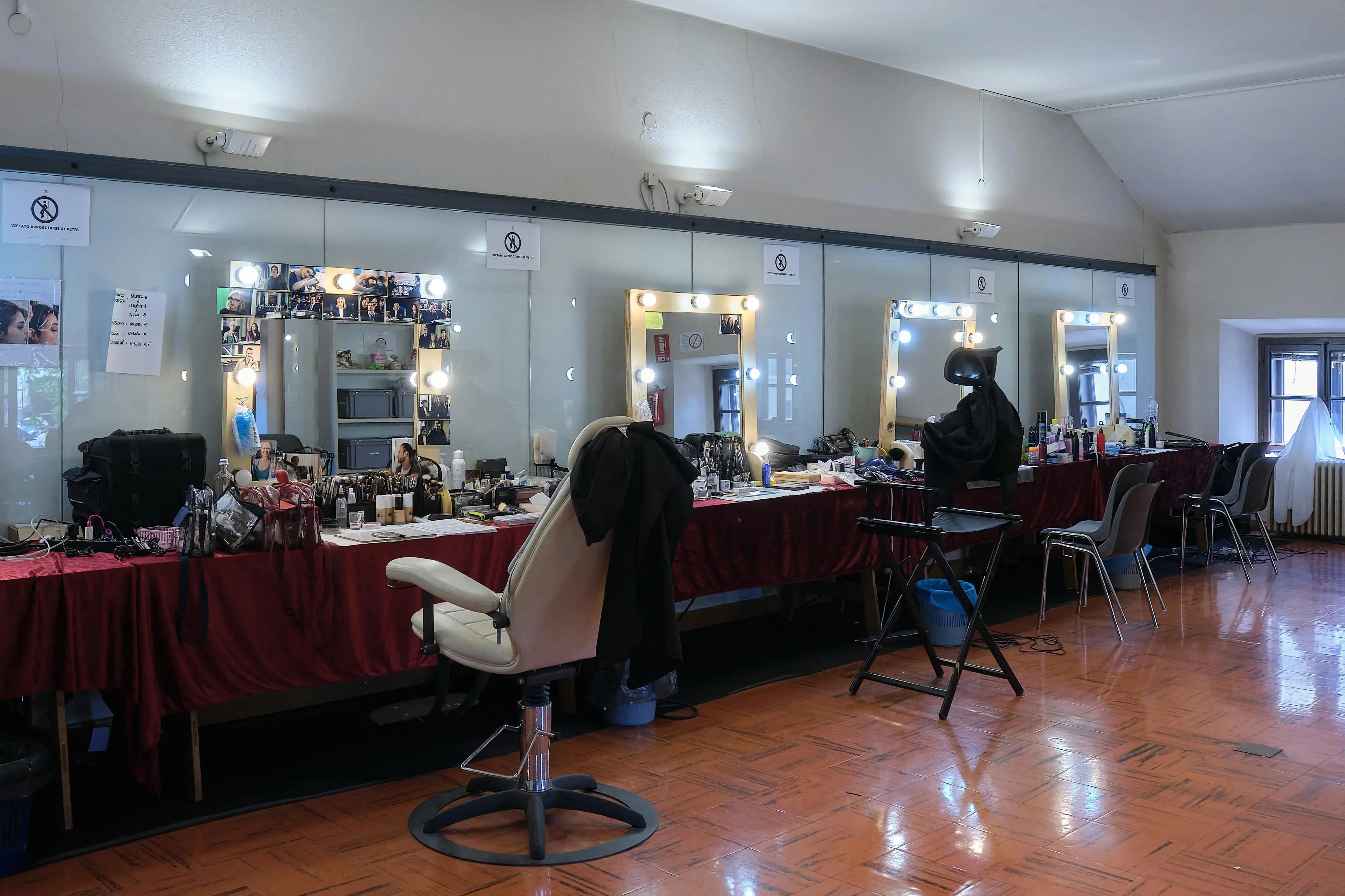 La sala trucco