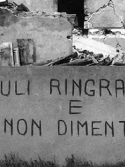 Una delle foto simbolo del terremoto del Friuli