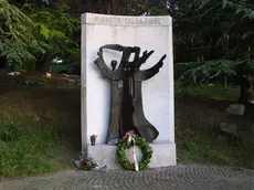 Il monumento che ricorsa i martiri delle Foibe a San Giusto