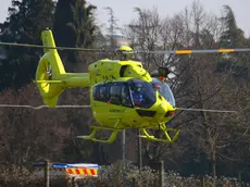 L'elisoccorso in una foto di archivio