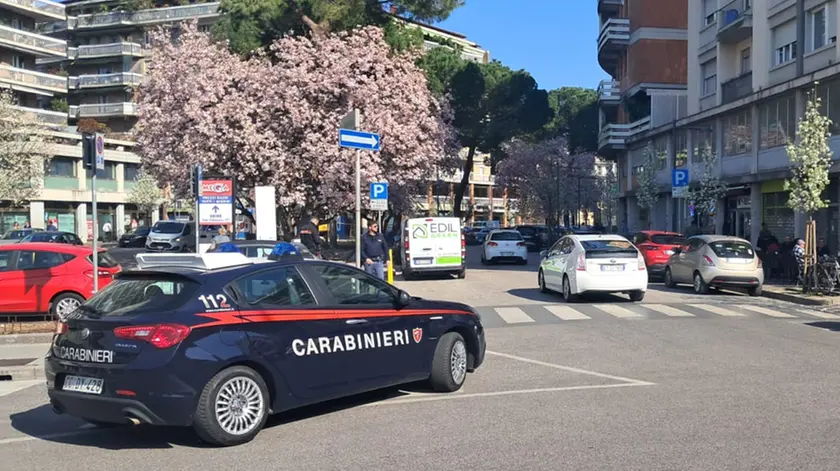 Una pattuglia dei Carabinieri a Grado