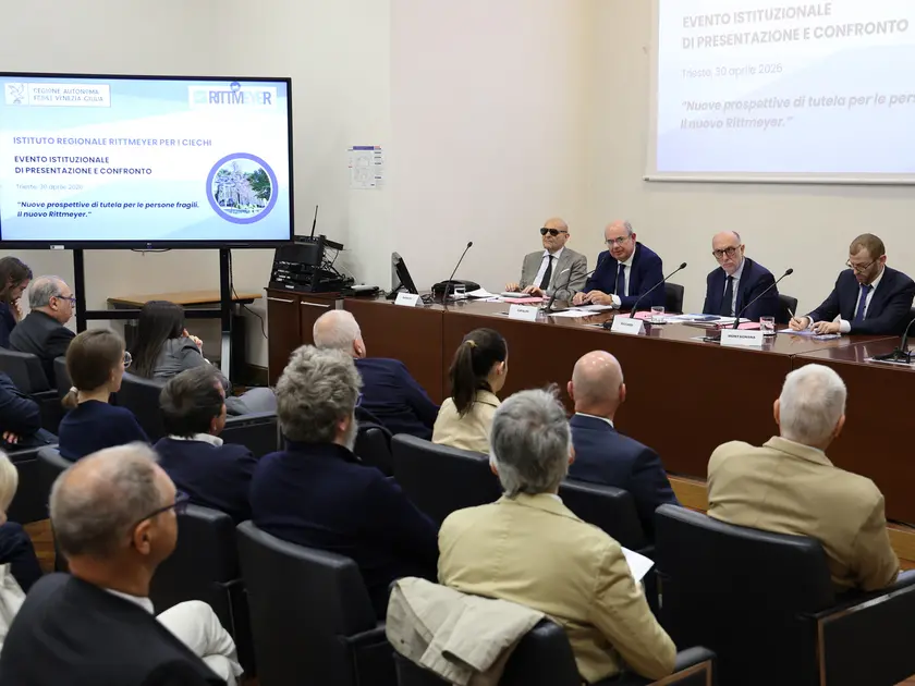 La presentazione in Regione del nuovo Statuto dell’Istituto Rittmeyer (foto Andrea Lasorte)