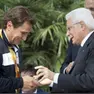 Alex Zanardi con il Capo dello Stato Sergio Mattarella